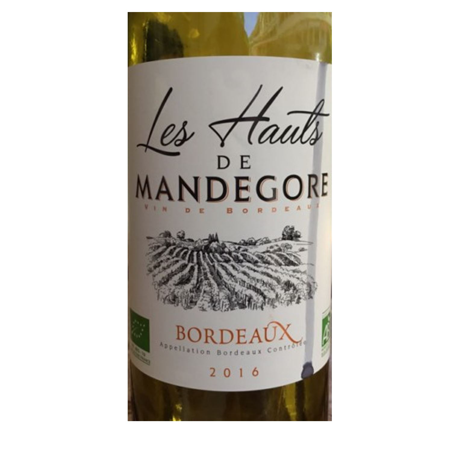 Bordeaux les Hauts de Mandegore Bio